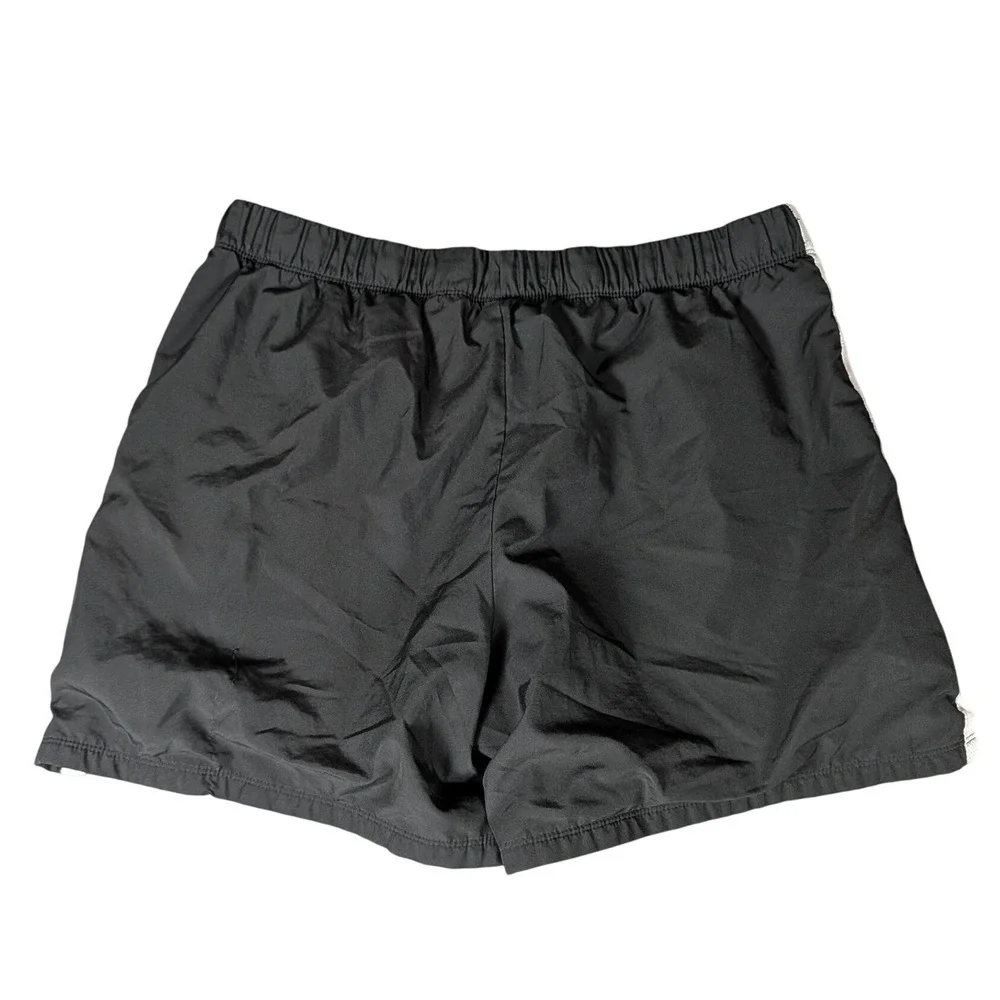 Nike Performance Mens Running Shorts Black Grey Mesh Side Stripe RN56323 L